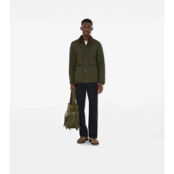 Quilted Nylon Barn Jacket