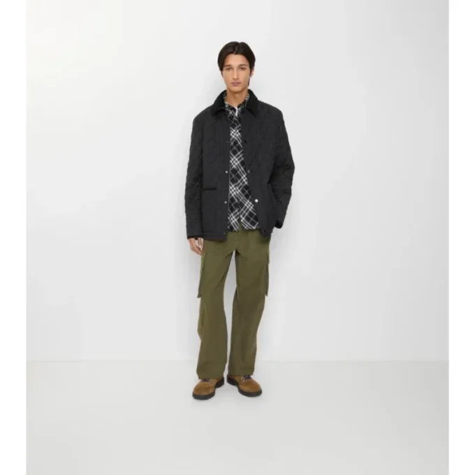 Quilted Nylon Barn Jacket