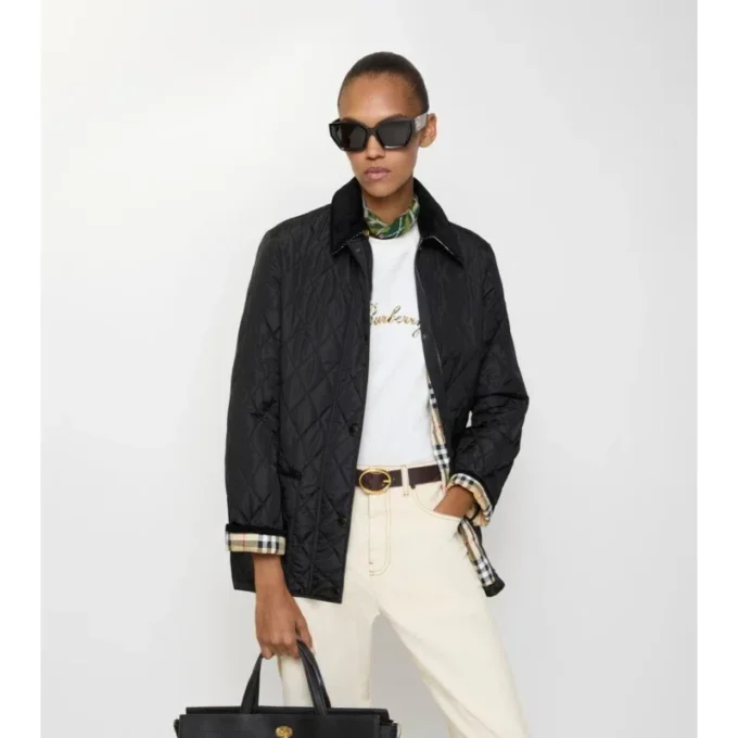 Quilted Nylon Barn Jacket