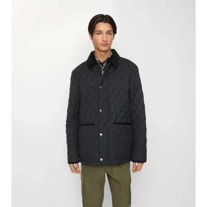 Quilted Nylon Barn Jacket