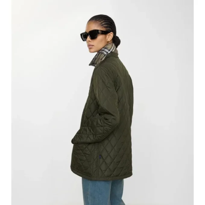 Quilted Nylon Barn Jacket