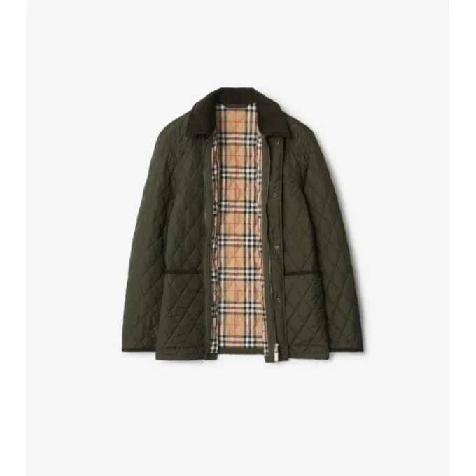 Quilted Nylon Barn Jacket
