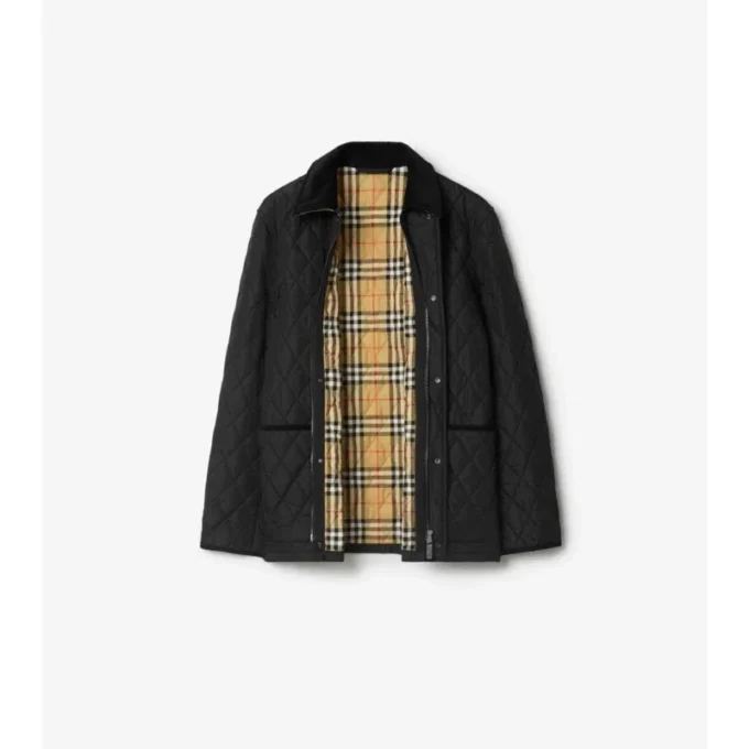 Quilted Nylon Barn Jacket
