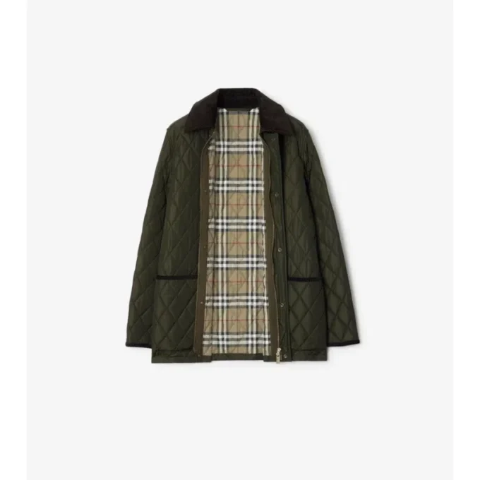 Quilted Nylon Barn Jacket