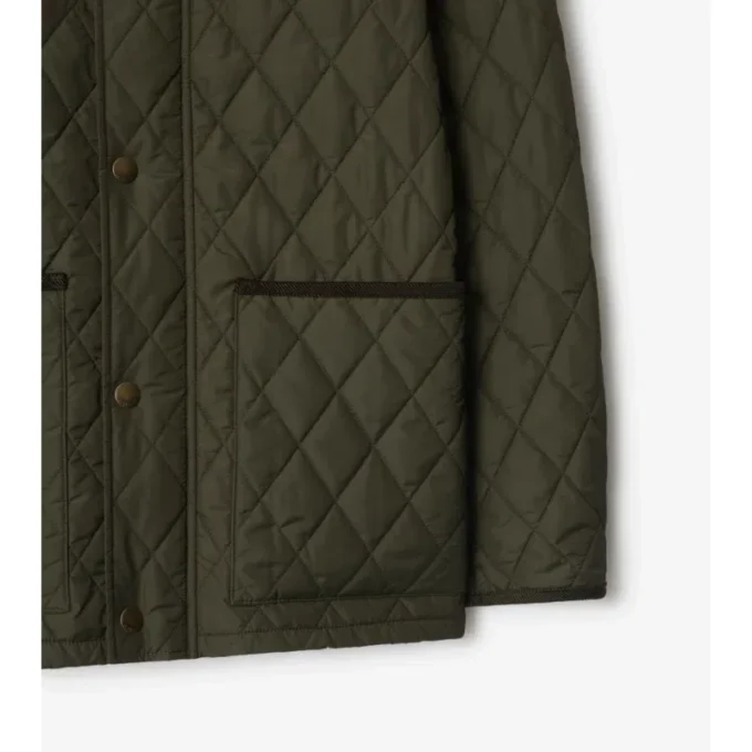 Quilted Nylon Barn Jacket