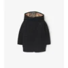 Quilted Nylon Hooded Coat