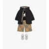 Quilted Nylon Hooded Coat