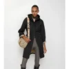 Quilted Nylon Hooded Coat