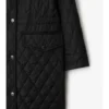 Quilted Nylon Hooded Coat