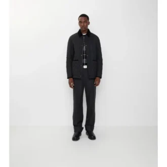 Quilted Wool Barn Jacket
