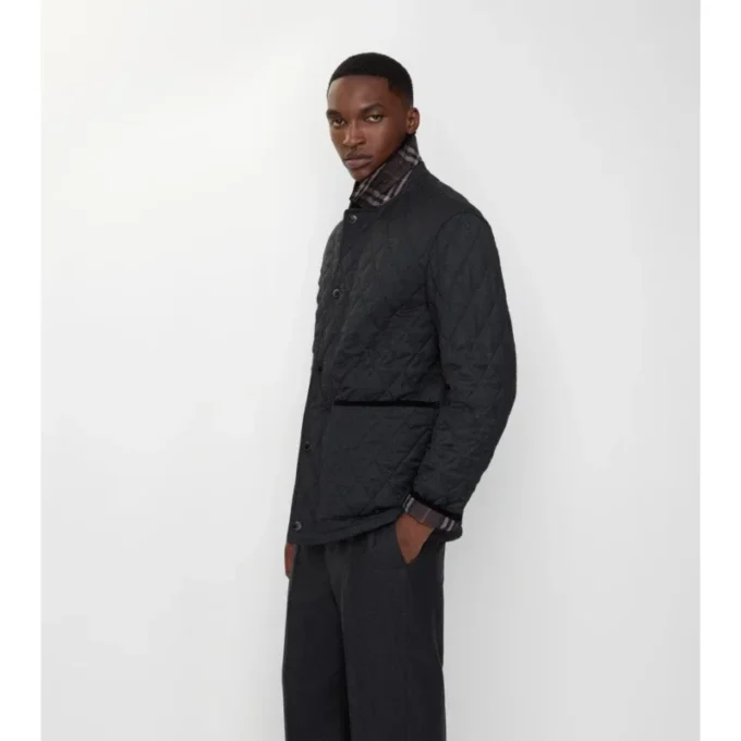 Quilted Wool Barn Jacket