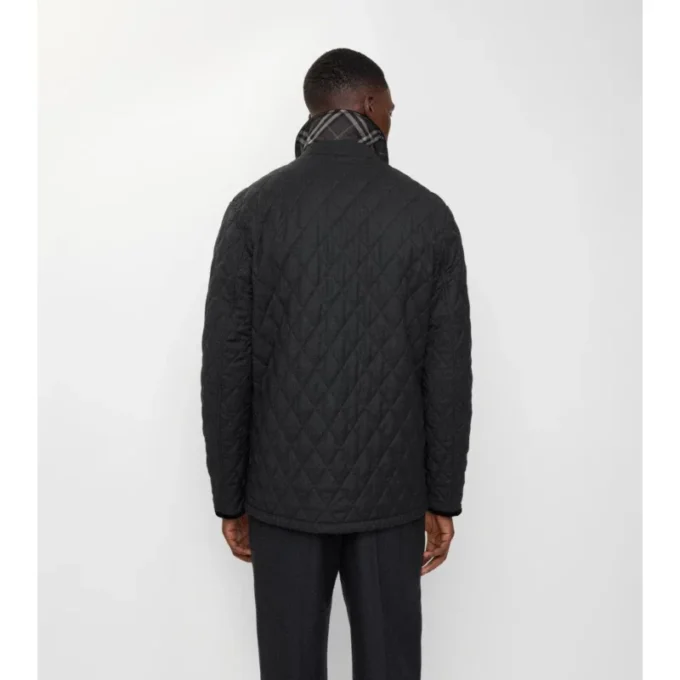 Quilted Wool Barn Jacket
