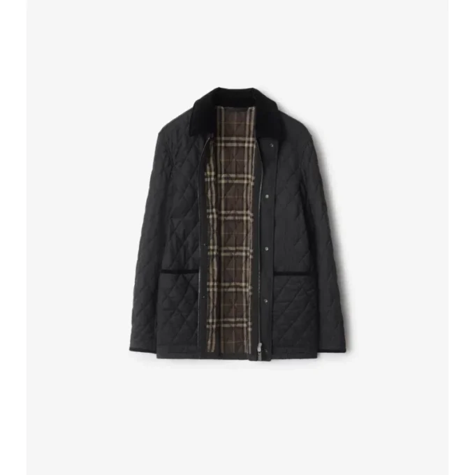 Quilted Wool Barn Jacket