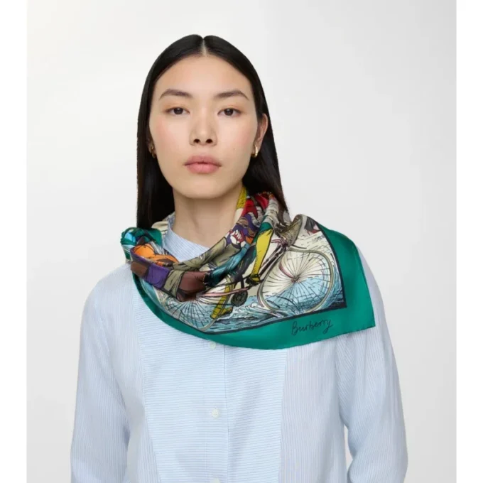 Raining Cats and Dogs  Silk Scarf