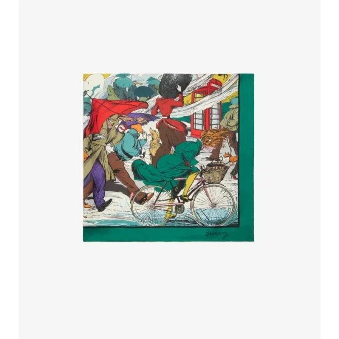 Raining Cats and Dogs  Silk Scarf
