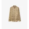 Regular Fit Belt Check Viscose Shirt
