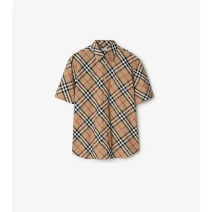 Regular Fit Check Cotton Shirt