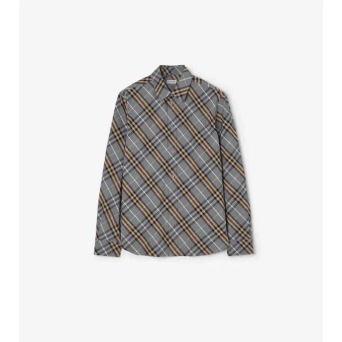 Regular Fit Check Cotton Shirt