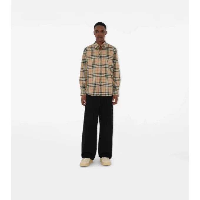 Regular Fit Check Cotton Shirt