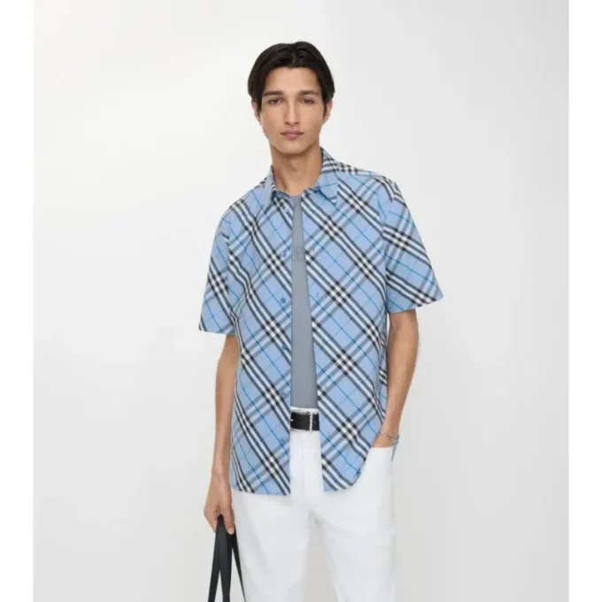 Regular Fit Check Cotton Shirt