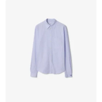 Regular Fit Striped Cotton Poplin Shirt