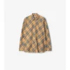Relaxed Fit Check Cotton Flannel Shirt