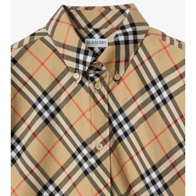 Relaxed Fit Check Cotton Flannel Shirt