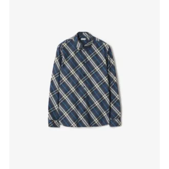 Relaxed Fit Check Cotton Shirt