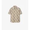 Relaxed Fit Check Cotton Shirt