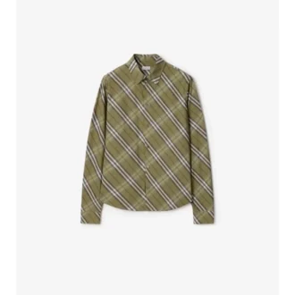 Relaxed Fit Check Cotton Shirt