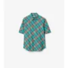 Relaxed Fit Check Cotton Shirt