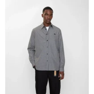 Relaxed Fit Check Cotton Shirt