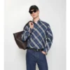 Relaxed Fit Check Cotton Shirt