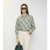 Relaxed Fit Check Cotton Shirt