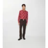 Relaxed Fit Check Cotton Shirt