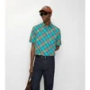 Relaxed Fit Check Cotton Shirt