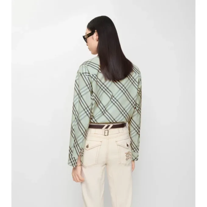 Relaxed Fit Check Cotton Shirt