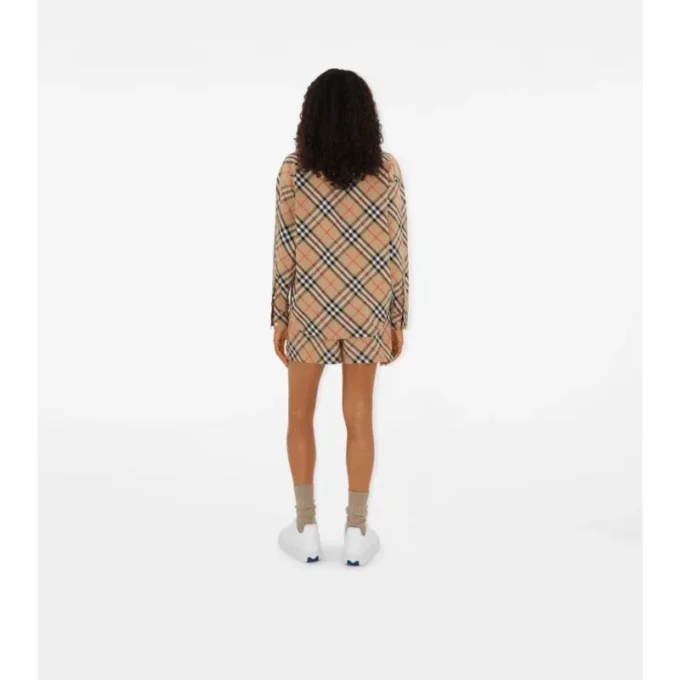 Relaxed Fit Check Cotton Shirt