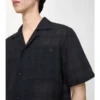 Relaxed Fit Check Cotton Voile Shirt