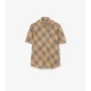 Relaxed Fit Check Linen Shirt