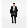 Reversible Check Cashmere Cape
