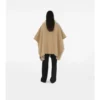 Reversible Check Cashmere Cape