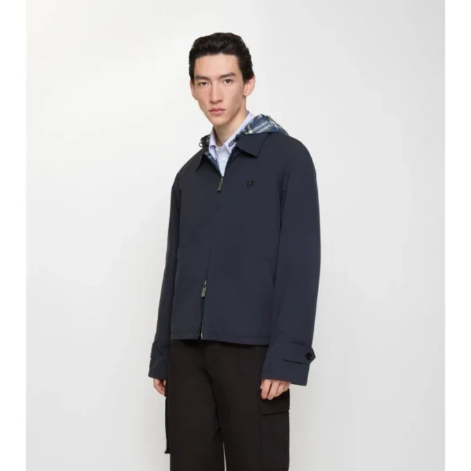 Reversible Check Cotton Jacket