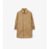 Reversible Check Gabardine Car Coat