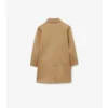Reversible Check Gabardine Car Coat