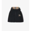 Reversible Check Hooded Jacket