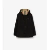 Reversible Check Hooded Jacket