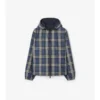 Reversible Check Hooded Jacket