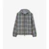Reversible Check Hooded Jacket