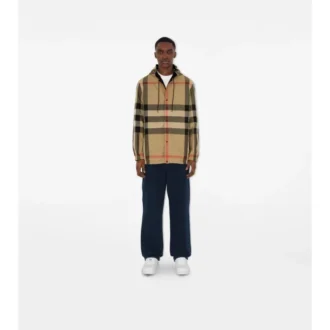 Reversible Check Hooded Jacket